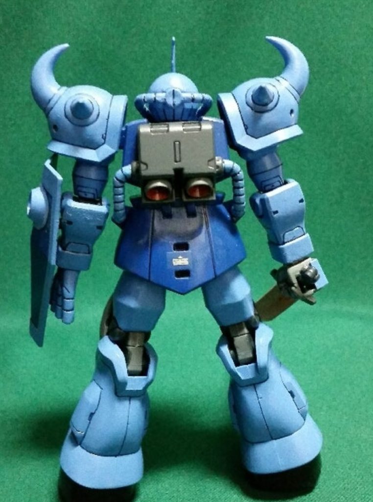 カラーリングは普通のグフに寄せていますすいません、ファースト大好きなもんでw