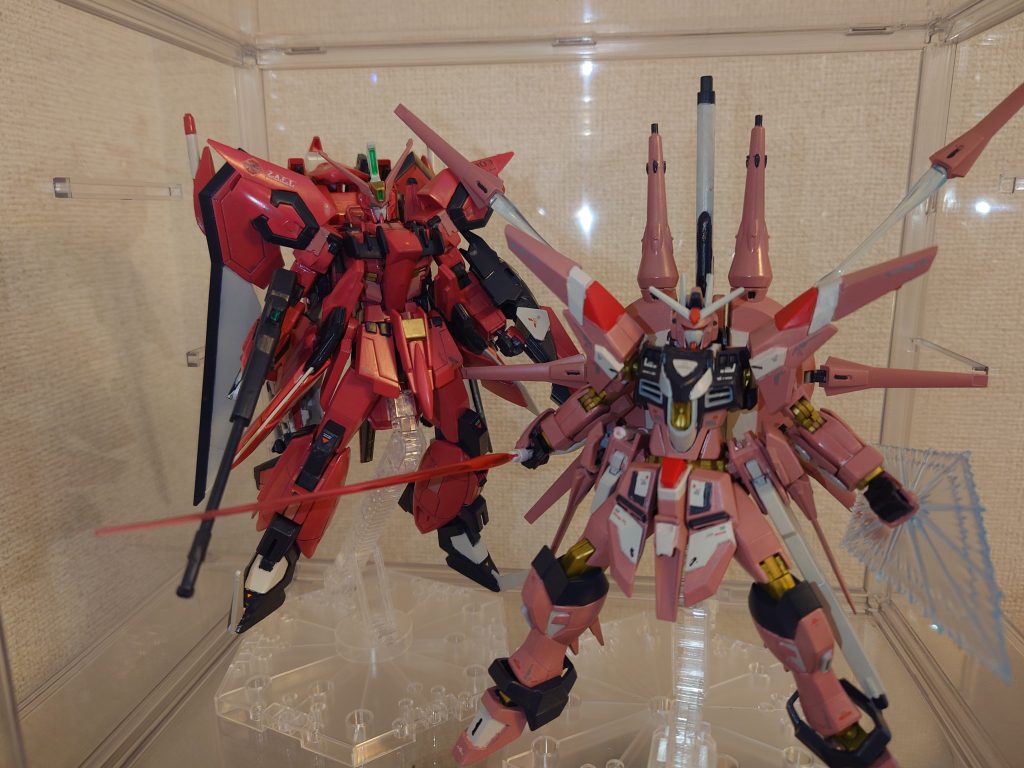 以前に作成したアスラン・ザラ専用レジェンドとパシャリやはり最強はアスラン・ザラですねwww