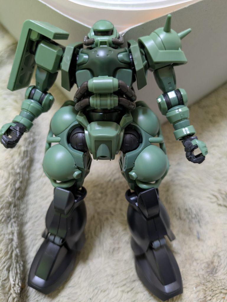 作品名：コレコレこれよぉ〜✨️<p>ただ旧HGUCのザクIIの足をいい具合にとりつけただけなんですけどね💧ちなみにエコプラの💦 こっから理想に近づけていきます✨</p>
