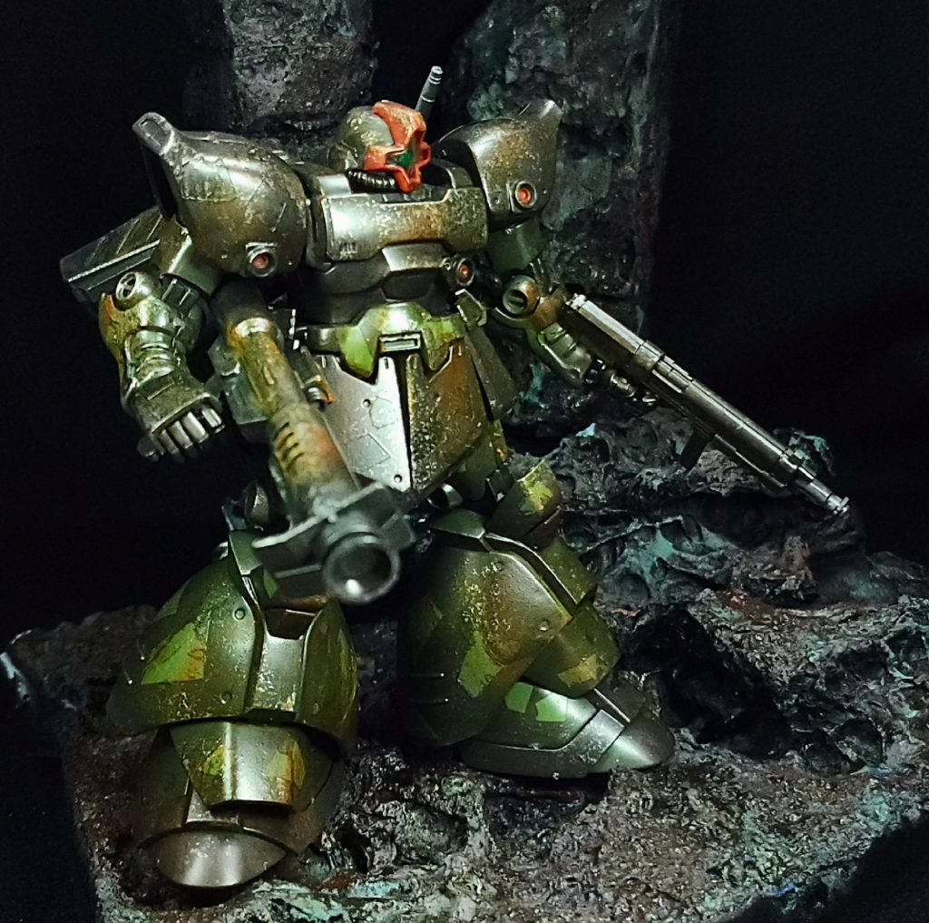 リック・ドムII スプリッター迷彩–2枚目/制作者：2代目塗装狂主任