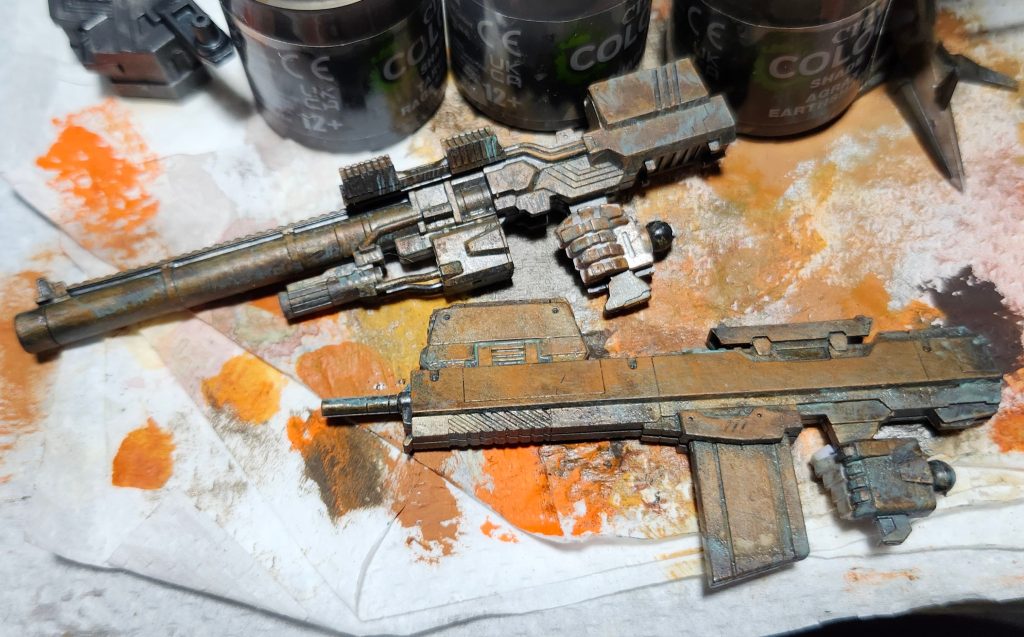 作品名：<p>塗装とは不思議なもので 錆の質感を表現するだけでも何通りか印象が変わる</p>
