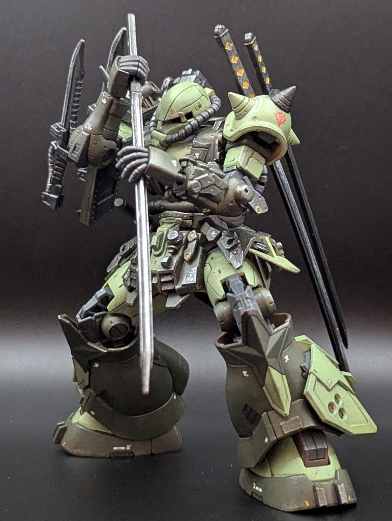 勝新太郎の座頭市ポスター風に横から。