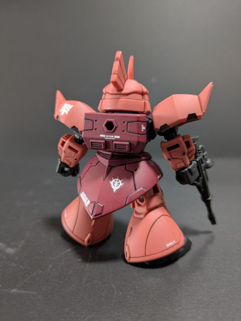 肉抜きや合わせ目は処理していませんスミ入れは黒と茶色を使ってます