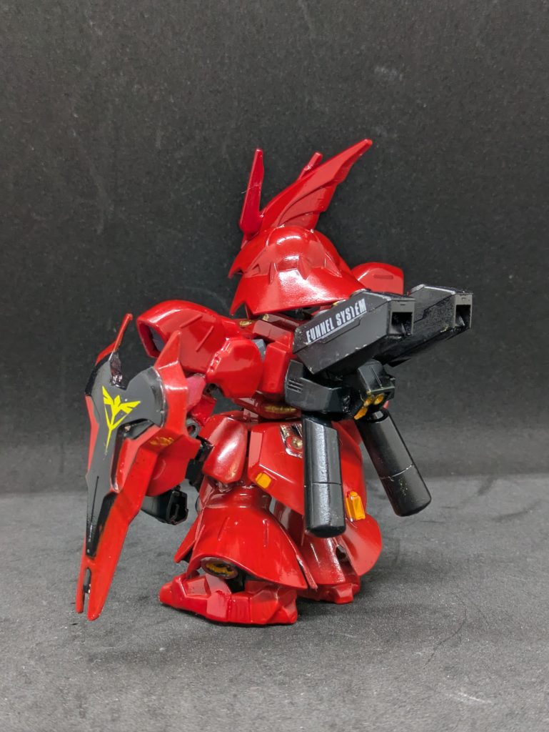 ファンネル持ち上がるのかな?と変なふうにいじったら少しモゲて焦りました。変な負荷をかけるのは良くないですね・・・。