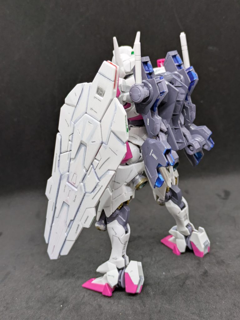 役に立たない話ばかりで恐縮ですが、続きます。【機体選定について】今回はルブリスとキャリバーンです。今更ですが水星の魔女のMSにハマりました。入手難度の低いものを選びました。エアリアルと改修型もみていただけると嬉しいです。この二機は実は次期主力機になるライバル機だったという設定があります。