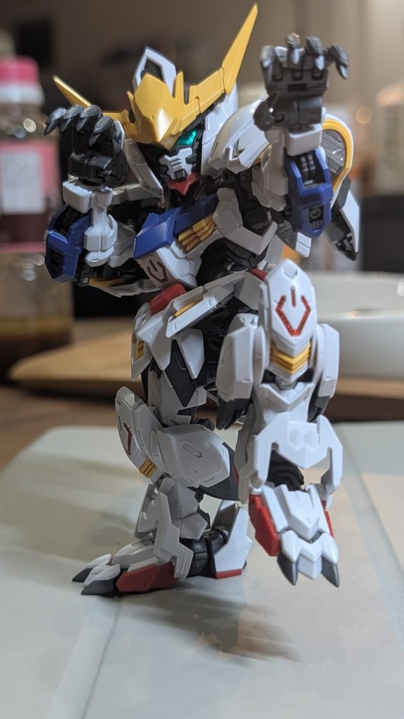 デカール、クリア前です。ムエタイの構え😆似合うw