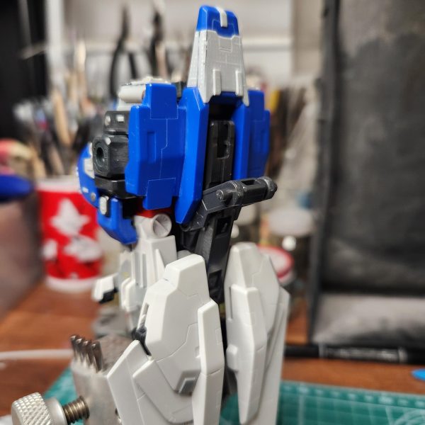 MG Sガンダムの胸部にディティールを追加しました。ゴテゴテ感が出てきました！（6枚目）
