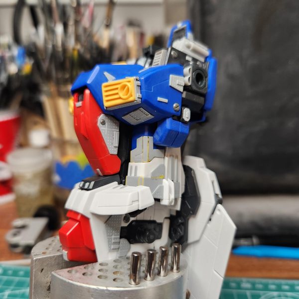 MG Sガンダムの胸部にディティールを追加しました。ゴテゴテ感が出てきました！（2枚目）