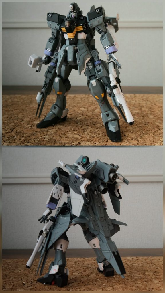 そして、やっぱり量産型と言えば指揮官機ははずせない、ということで指揮官タイプなあなたには、空間把握機能大幅に強化したキャノピー型モジュール搭載型の指揮官機仕様をどうぞ!こちらはMS時も頭部にツノアンテナを追加したオマケ付きです!