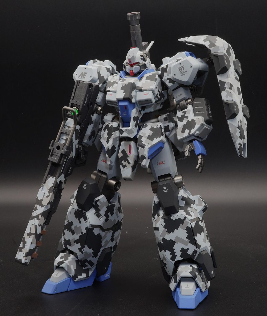 HG 1/144 グスタフ･カール００型　都市迷彩塗装–2枚目/制作者：あるむ