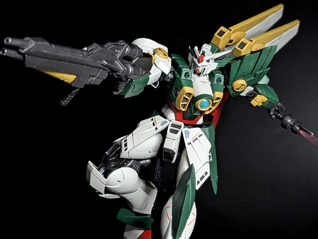 バスターライフルカスタムのショートライフルはプラ板とジャンクで