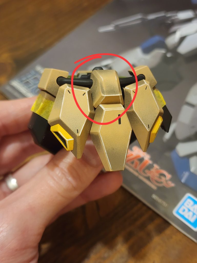 改善点： この作品はうっかり上下逆さまに塗ってしまいました。塗装する際には、各パーツに光が当たる位置をイメージしながら作業するので、特定のパネルには重ね塗りをしています。組み立てる際に、上下逆さまに塗っていたことに気づきました。次回は、どのパーツがどこに取り付けられるかをもっとしっかり確認したいと思います。Area of improvement.I accidentally painted this piece upside down. As I paint I try to image where the light would hit each piece, so I give certain panels extra layers of colour. As I came to assemble I realised that I had painted it upside down. Next time I shall be more thorough in understanding which parts go where.&nbsp;