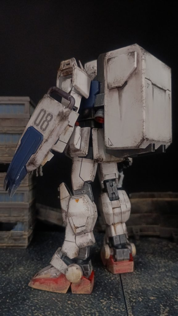 バックショット今回はやりすぎを目指して汚しております。