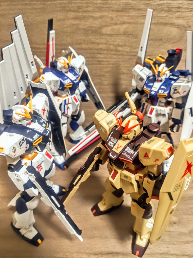 EG RX-93 νガンダム AXIS Shock Image Color｜HKRさんのガンプラ作品