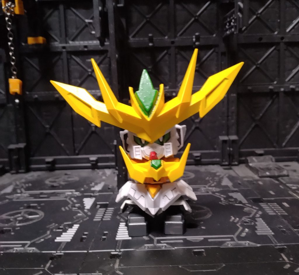 食玩ミニプラサザビー完成–3枚目/制作者：サト(悟)