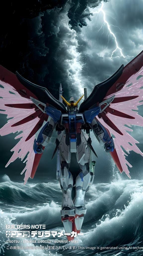 ディスティニーガンダム–3枚目/制作者：せいいち