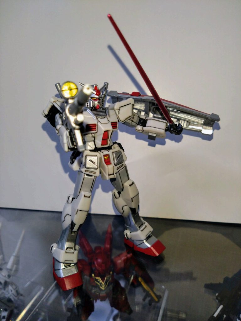 ビームサーベルはGXメタルピーチを使用しました。