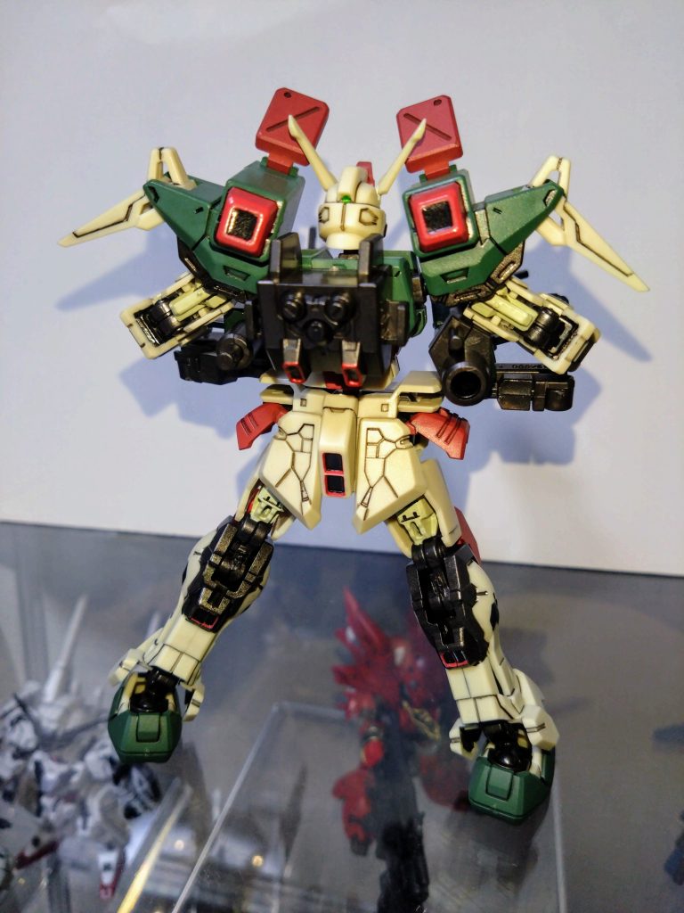 Gフレーム バスターガンダム–9枚目/制作者:基本筆塗り部分塗装仕様