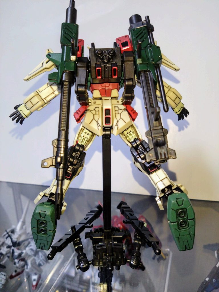 Gフレーム バスターガンダム–6枚目/制作者:基本筆塗り部分塗装仕様