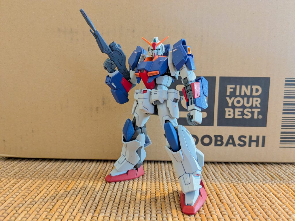 グリプス戦役後にシャングリラへ寄港したアーガマ一行がジュドーらと出会えず、マシュマーをZで迎え撃ったファが敗北した世界線…を妄想しながら作りました。ヤザンとゲモンは多分ジュドーらと色々あって、登場すらしなかったんでしょうね😂その後上半身を残して大破したZを、ジュドーらジャンク屋キッズが回収して修復・圧倒的優位に立つネオ・ジオンに対して戦いを挑む…みたいな。