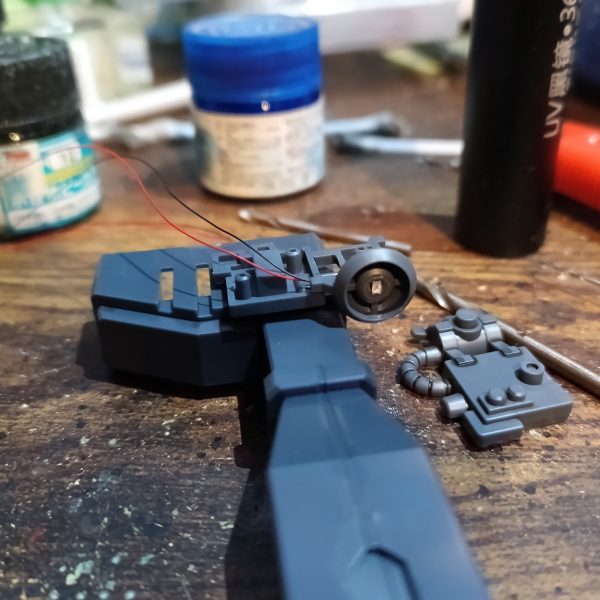 銃口は久々に砲弾タイプのグリーン👍スコープにはブルーを入れました👍‼️（5枚目）