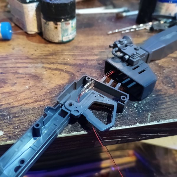 銃口は久々に砲弾タイプのグリーン👍スコープにはブルーを入れました👍‼️（6枚目）