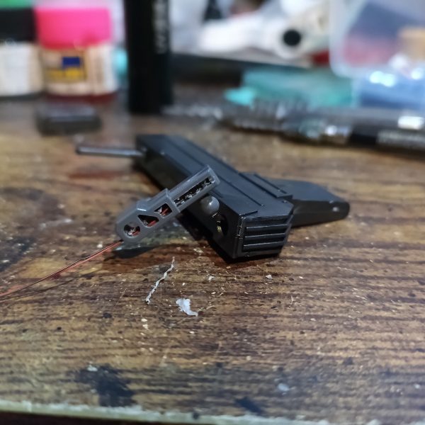 ビッグガンもビーム兵装として砲弾タイプのグリーンを入れてます‼️☝️ユニコーン世代まで現役だった機体なんでビーム兵装もありだろうという勝手脳内設定です😅💦（3枚目）