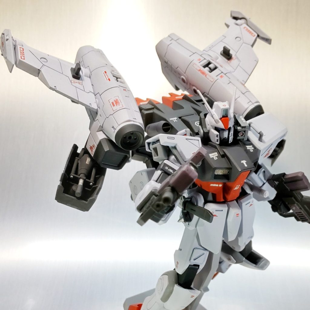 元々ティルトは飛行機的なプロペラは廃してエヴァに出てきたオスプレイ風な戦闘機風にしてありまして、構想としてはジャスティスの背中の物や配色的にはスーパーガンダムを意識してみました。だいぶ違うけど。