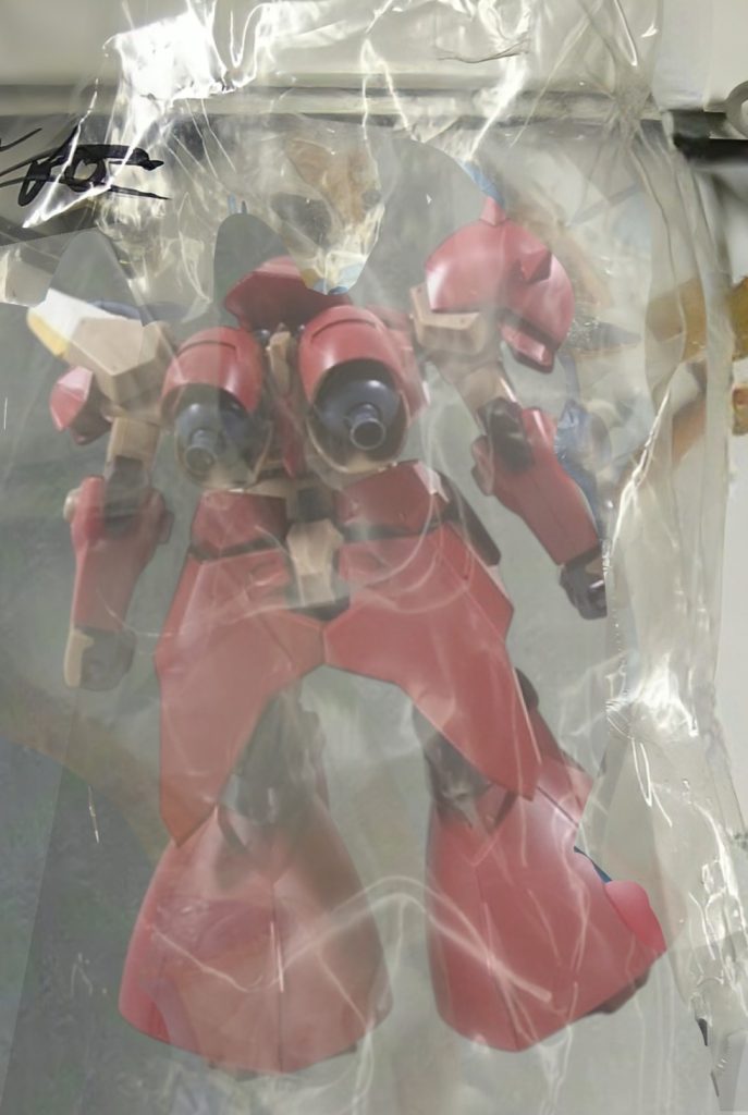 ビニール袋に入ってぶら下がってました