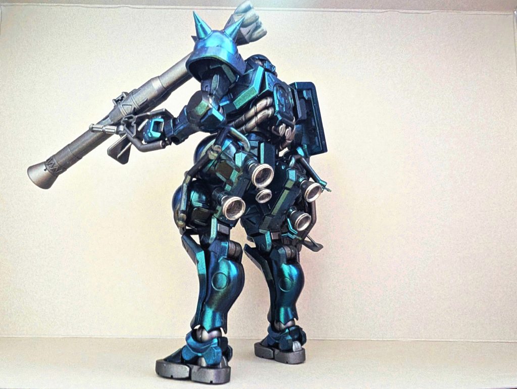 後ろ姿。GQのザクの特徴である腰回りと太もも、俺は好きッス✨&nbsp;