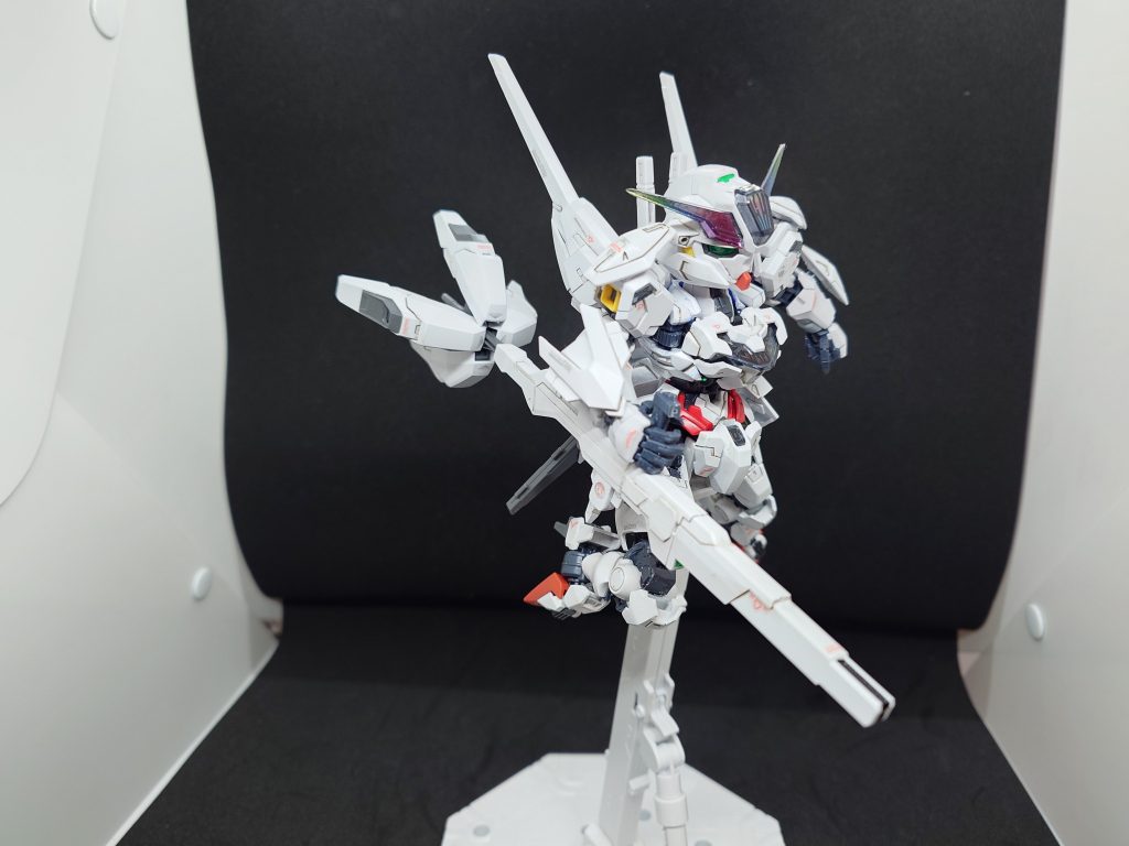 ライフル後端はHG、先端は途中からSDCSのものに変えています。