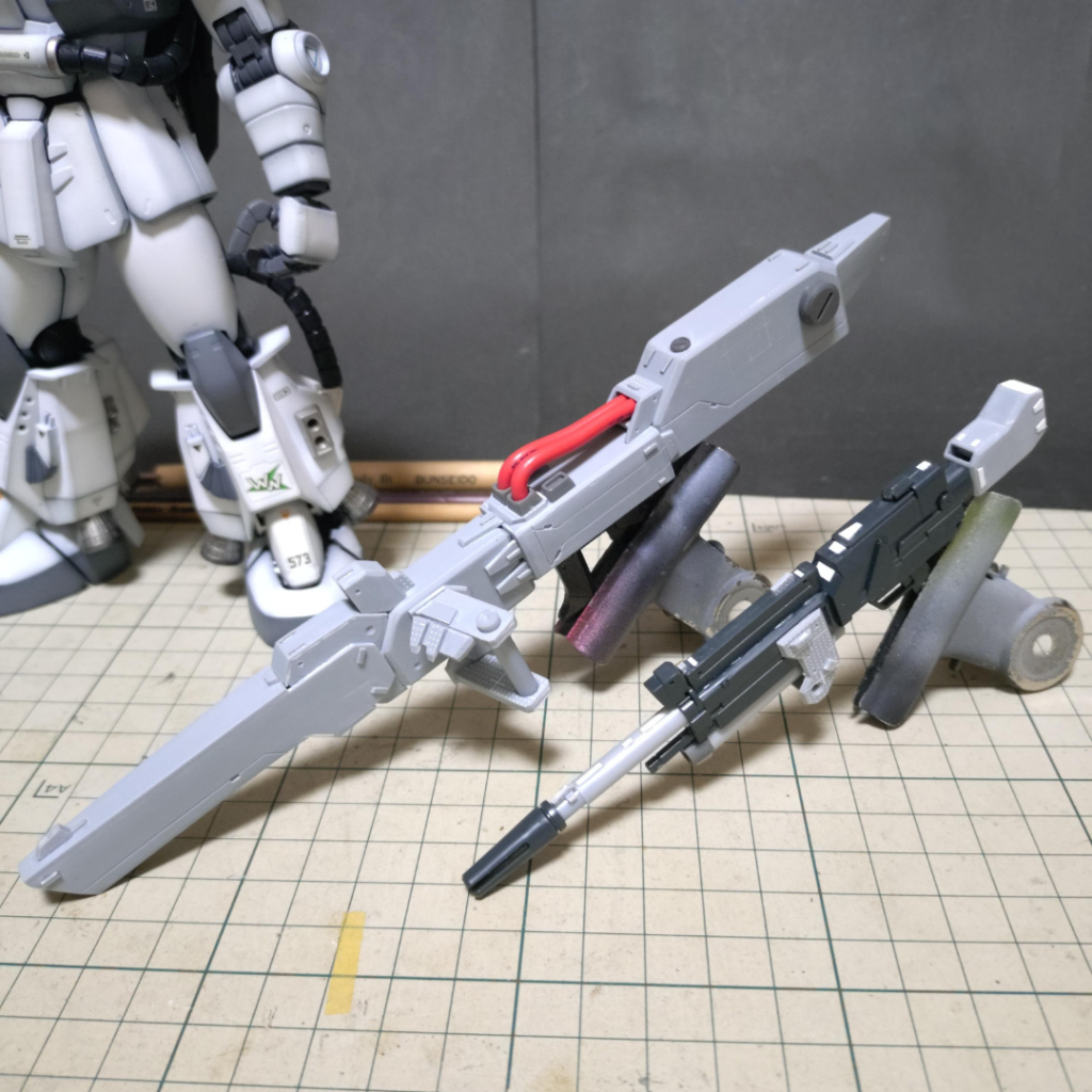 スジ彫りやディテール🆙を施し最終的にこうなりました😊