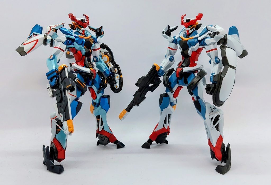 作品名：ジクアビフォーアフター<p>パチ組みと比較してみました エンディミオン用の二体目が丸々余ったので、sweet child O’ mineたちに手伝ってもらいました</p>
