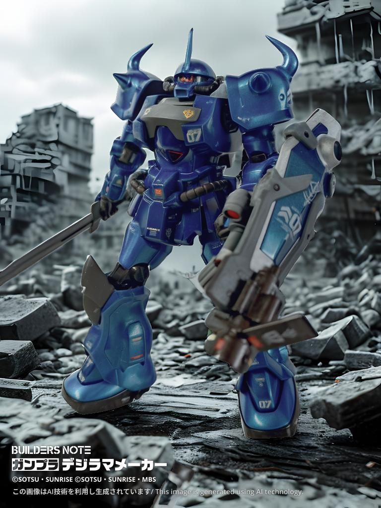 ジオラマにしたらガトリング砲なし&nbsp;