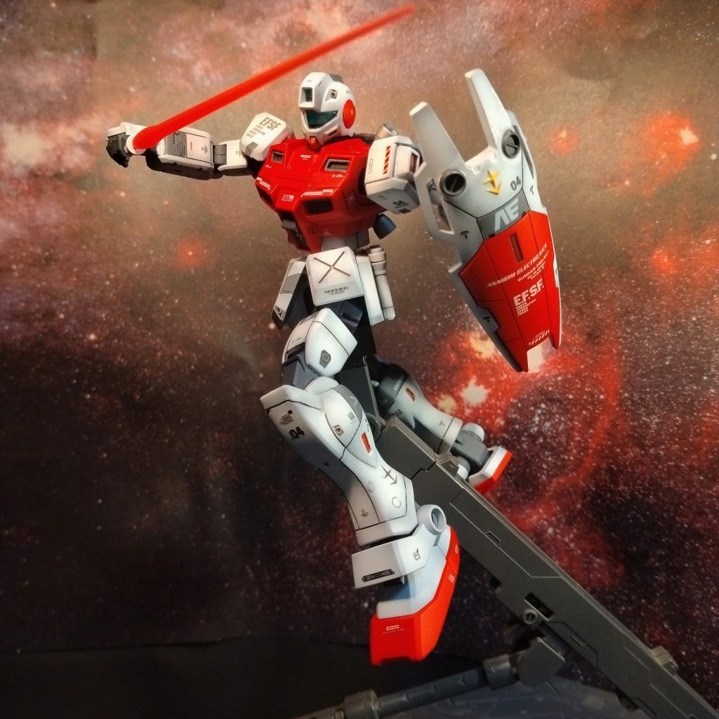 上の画像と同じですがシールドを持たせた感じです!😄