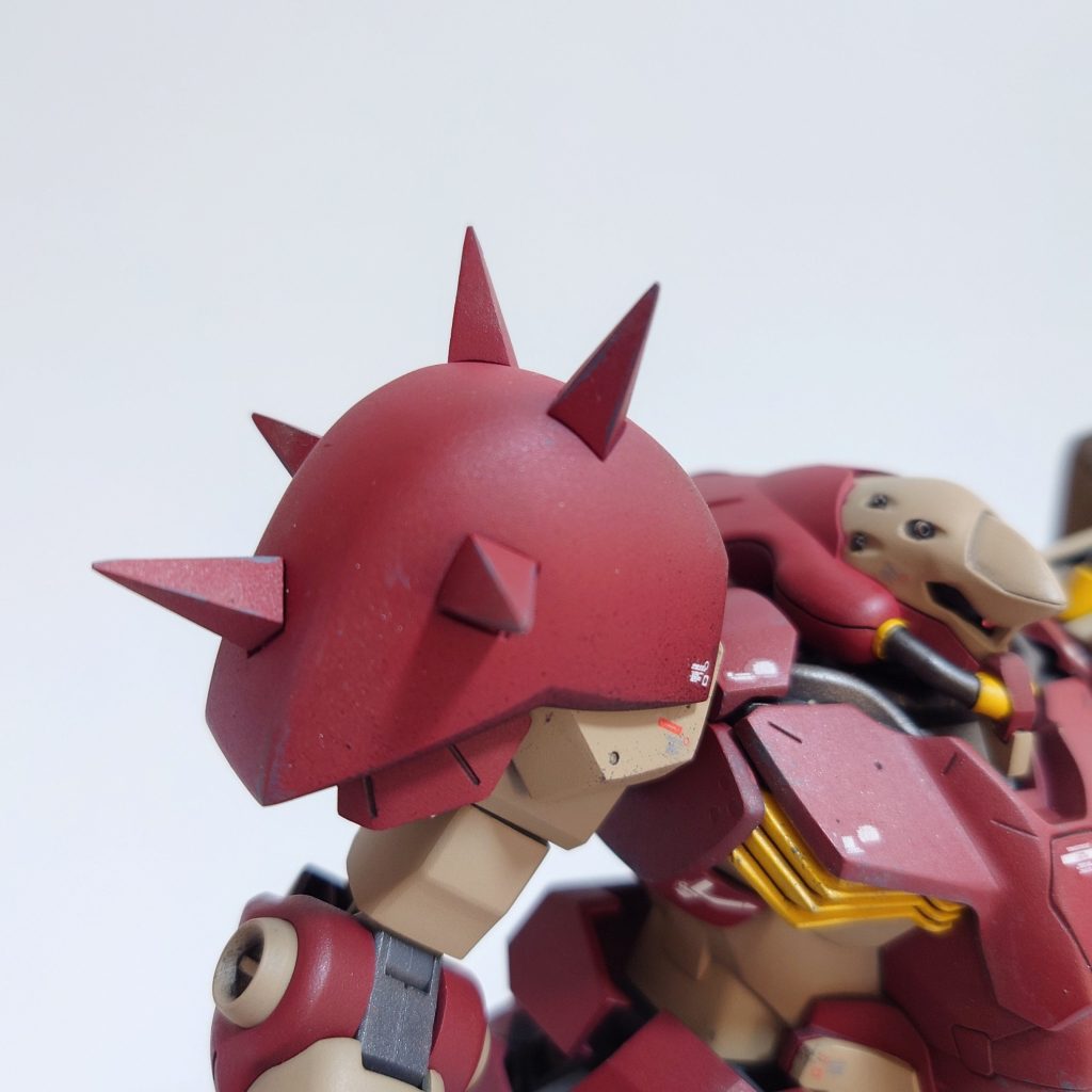 トゲトゲはプラ版貼り付けて尖らせました。