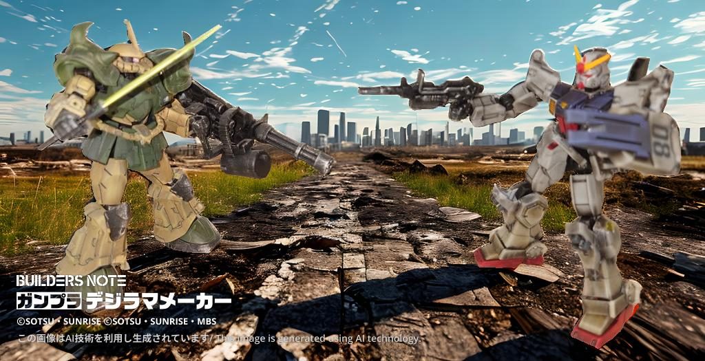 ♪若さ 若さってなんだ? 諦めないことさ♪愛ってなんだ? 悔やまないことさ♪陸ガン あばよ昨日 陸ガン!♪よろしく未来 陸ガン!