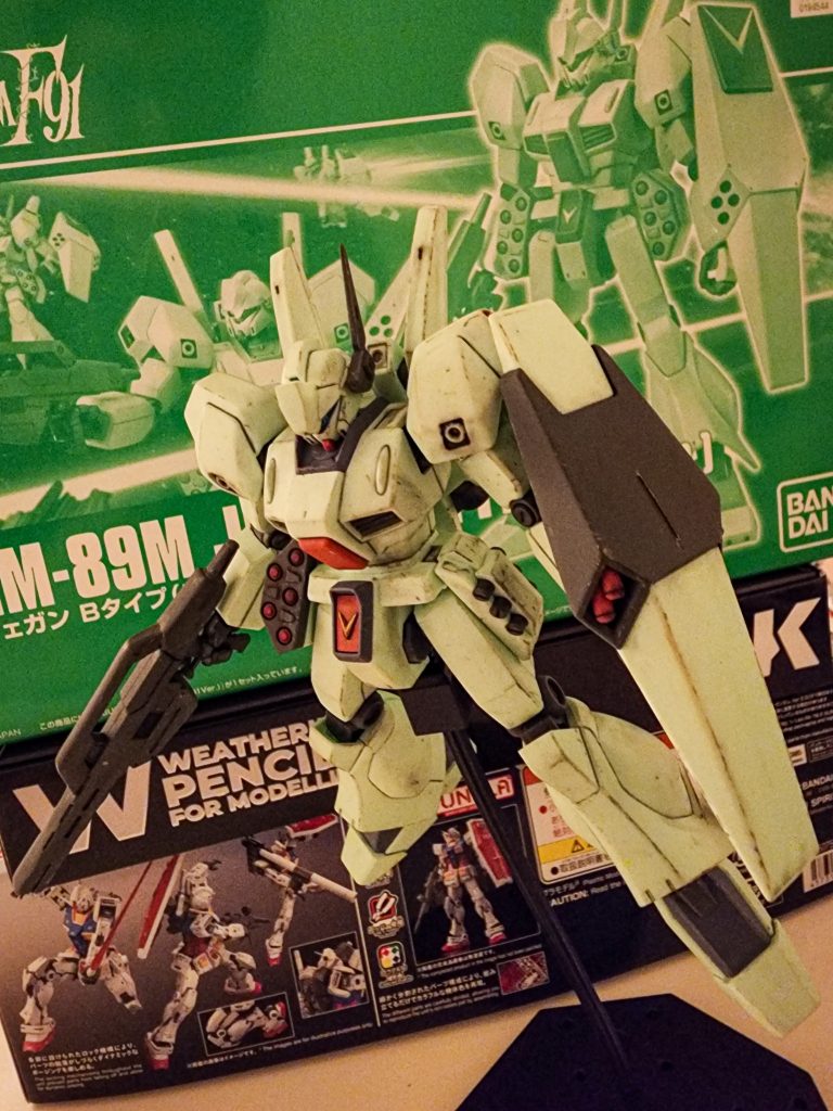 HGジェガン　ウェザリング仕様–3枚目/制作者：@ishitaku0806