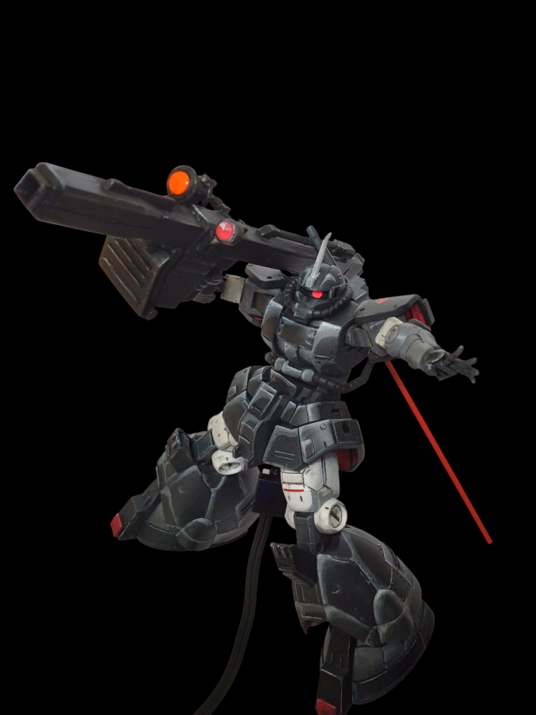 エース搭乗機なのでバズーカ構えで「見得」をきってみました。&nbsp;