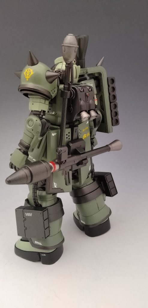 緑色の機体は重装甲、高火力をテーマにしてるので今回も武装盛り盛りで作りました。