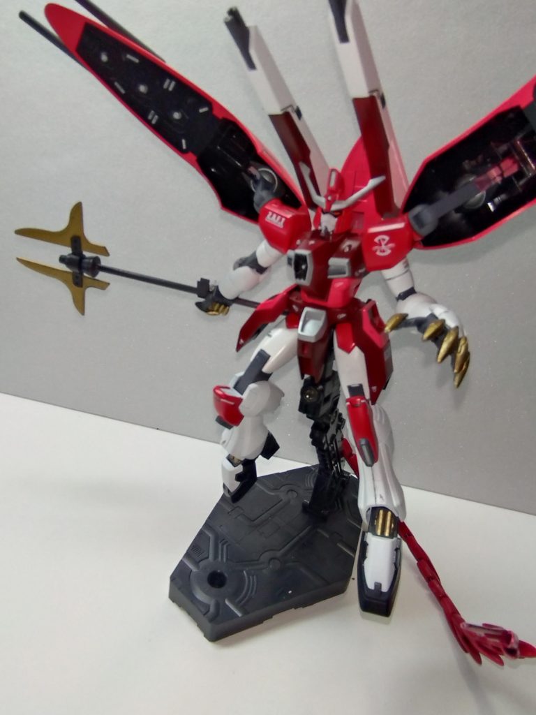 MA-X223E 三連装ビーム砲展開状態M107バラエーナ改をもう少し下げれるよように工夫すればよかった…。?