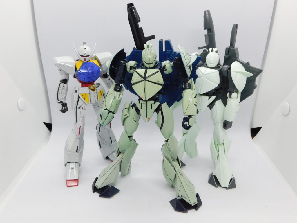 最後に比較。いや、ターンXは改造に改造を重ねたので今回で最後にしたいすねぇ〜🐱