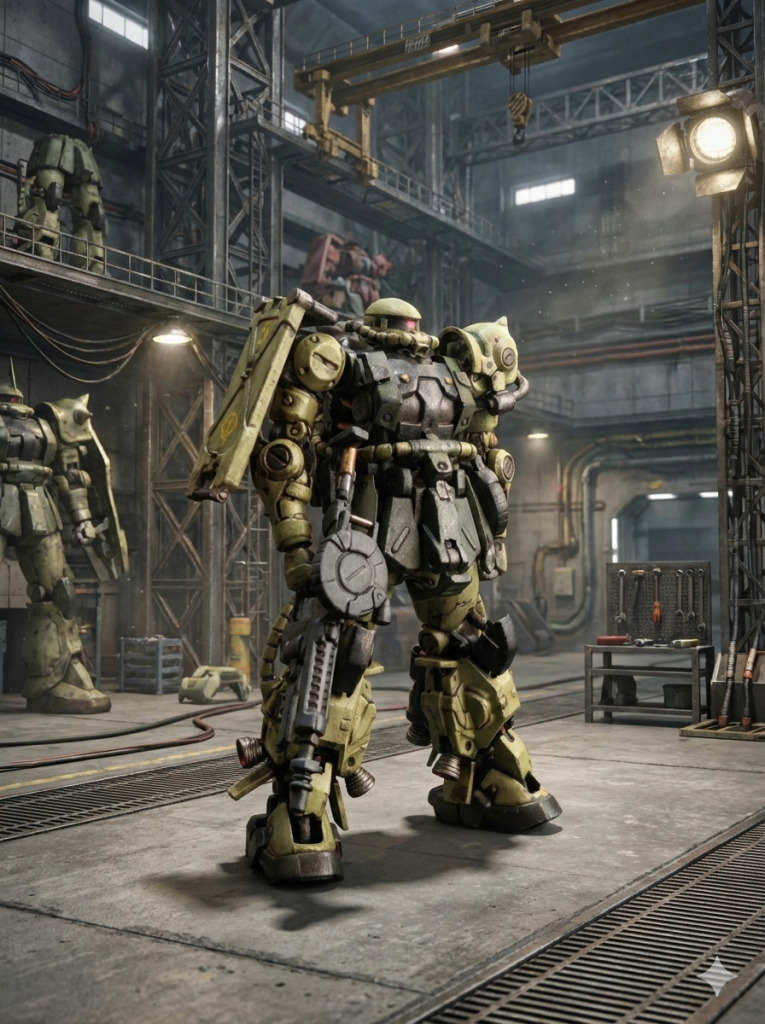 ガンダムアーティファクト　高機動型ザクⅡ–4枚目/制作者：シルバームーン