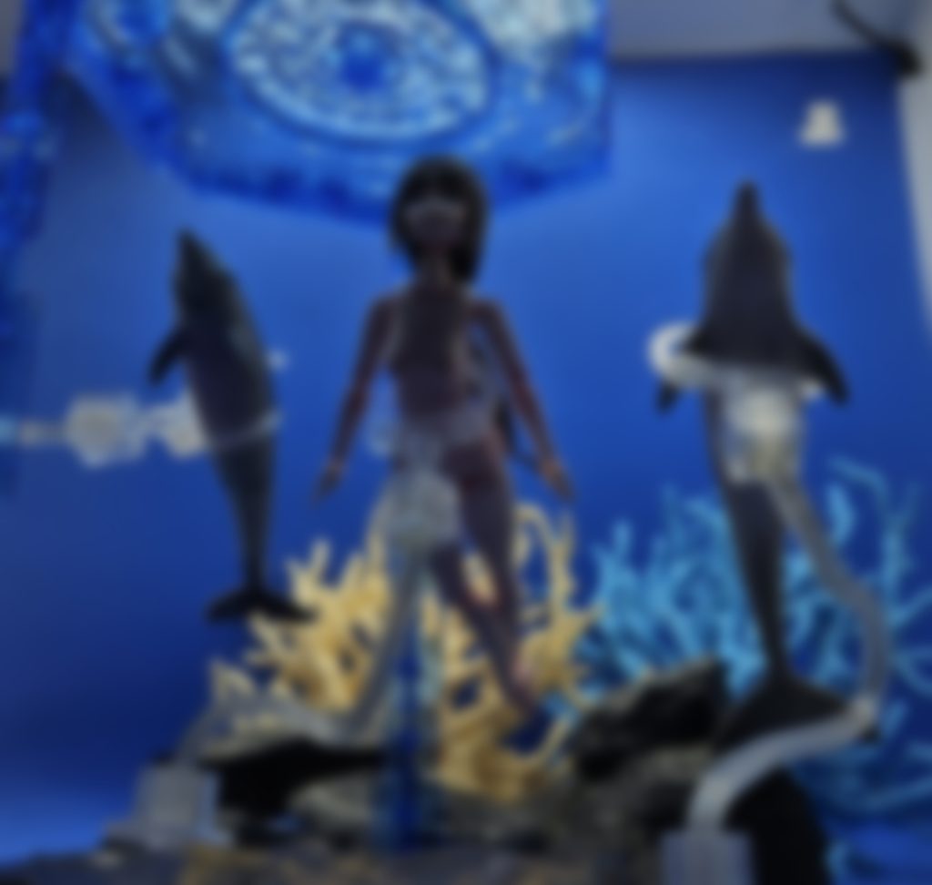 ちなみに2体のイルカフィギュアは可動ありの方は2024年の夏に旅行行ってて、淡島の水族館で買ったもの可動なしの方は多分さらに前に適当に買ったおもちゃ