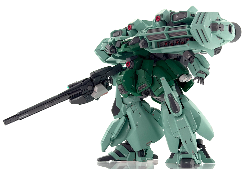 当初小型化したビグ・ザムというコンセプト通り腕部は存在しなかったのの、突如オファーが入り腕部が追加されたためまともに腕は動かせない設計です。