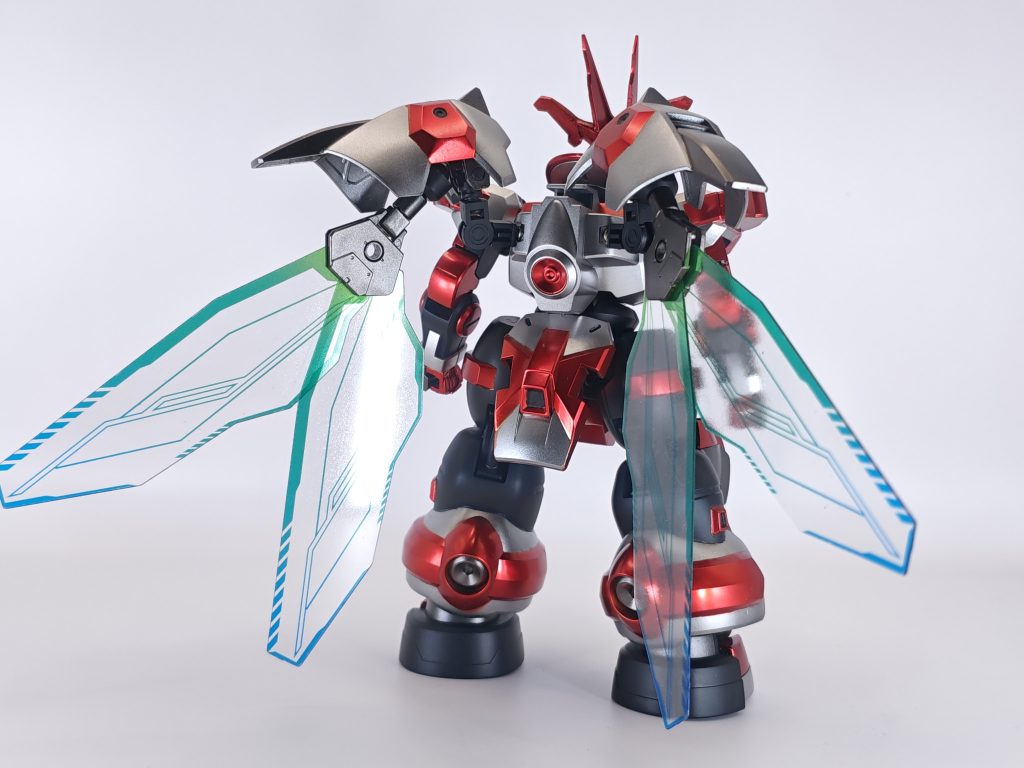 背面羽は30MMシリーズのカスタマイズマテリアルをそのまま付けました