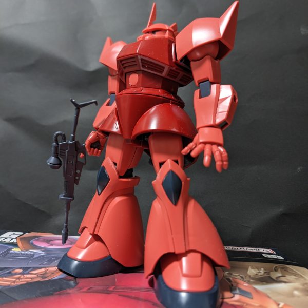 キースのゲルググで踏ませたい女ぁがいるので作成中。昔からこのゲルググマリーネのプロポーションが大好きでした。HGUCのゲルググマリーネを見てもナンカチガウ感があるので作ってます。とにかく目指すのはマッシヴでキースに踏ませたくなるゲルググ（？）全体的に思いっきり崩してヨコに広げてます。&nbsp;（2枚目）