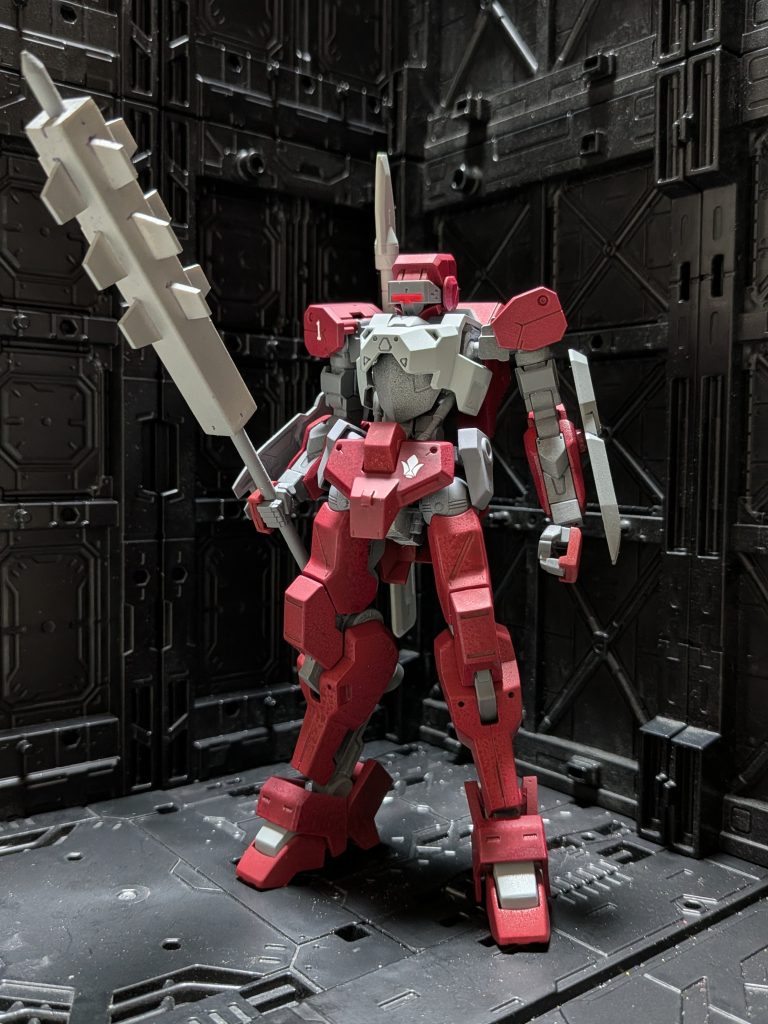 自作鈍器装備。