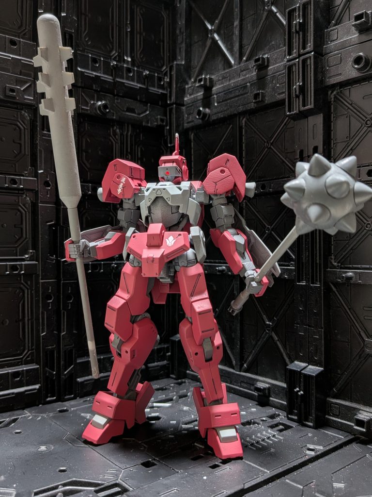 武器はお遊びで、自作鈍器持たせました。ご覧下さりありがとうございました。