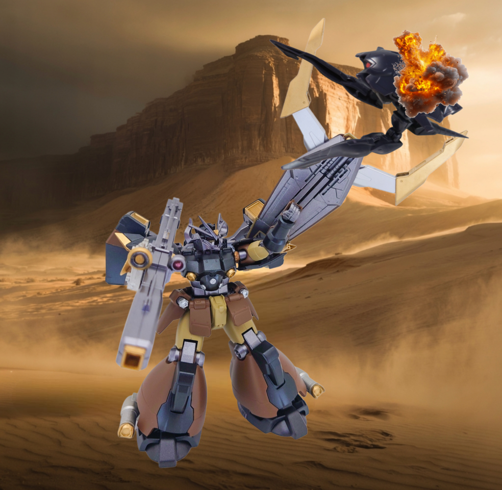 ということで、重装備の猛々しいガンダムモラクスでした。オリジナルで展開している異形のケモノシリーズも記念すべき40弾まで到達し、ガンダムフレーム72機中56機(公式機体含む)まで来ることができました。何とか残りの16機も完成させて夢のガンダムフレーム72機をそろえたいと思います。